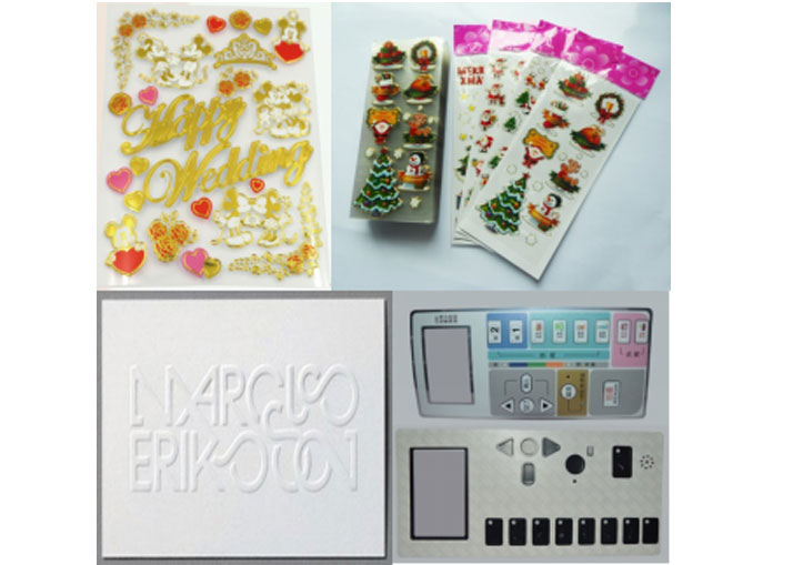 Stamping and embossing process